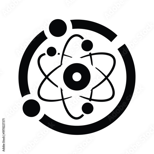 Atom Molecule Science Icon Innovation