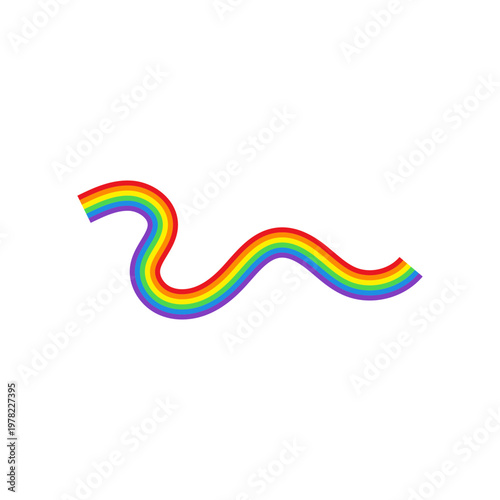 Rainbow Ribbon Illustrations