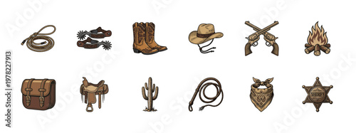 Western Heritage Cowboy Ranch Graphic Kit
