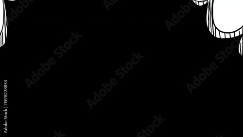 Smoke cartoon transition for creative motion graphics and character animation