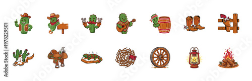 Cowboy Cactus and Western Desert Asset Sheet