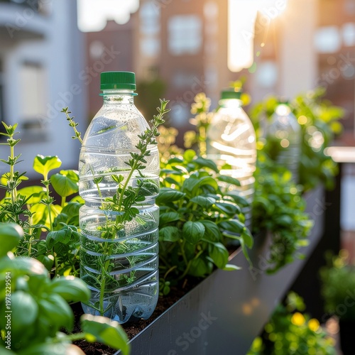 Sustainable Urban Gardening DIY Vertical Planter on Apartment Balcony