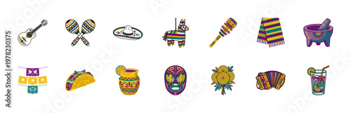 Mexican Fiesta Celebration Asset Sheet