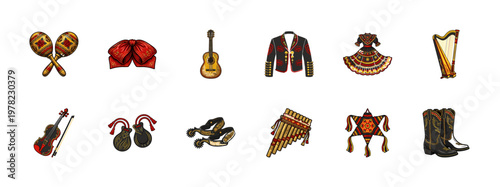 Mexican Mariachi and Folklore Music Elements