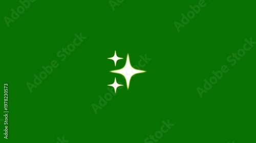 Star twinkling, white star blinking animation,lights,sparkling glitter stars, twinkle festive holiday decoration. 4k . glitter line stars,Glittering star line and circle sparkle on black background,