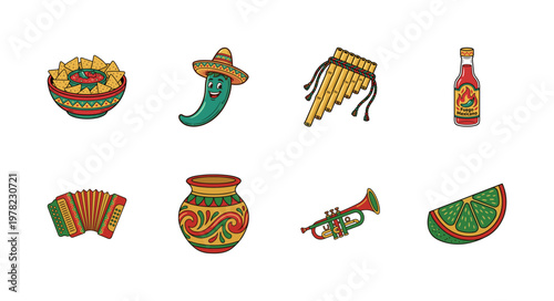 Mexican Fiesta Music and Culture Elements