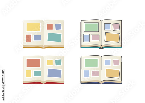 フォトアルバムのイラスト