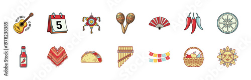 Cinco de Mayo Mexican Holiday Asset Sheet