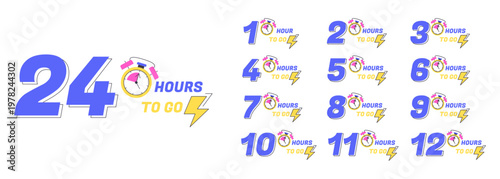 Urgency Countdown Timer Labels for Big Sales