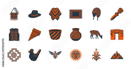 Andean Folk Art and Textile Asset Set