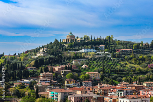 Madonna della Corona Church on Hillside Above Garda – Scenic Italian Landscape