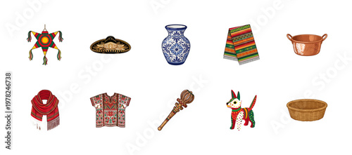 Traditional Mexican Cultural Celebration Assets