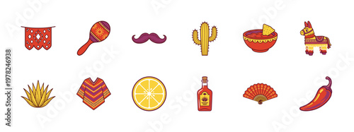 Mexican Fiesta Festive Cultural Asset Sheet