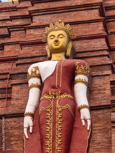 The most famous pagoda of temple in Xishuangbanna, Yunnan, China