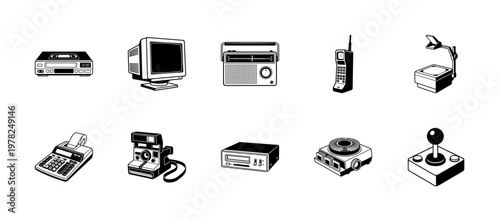 Vintage Electronic Media Asset Sheet