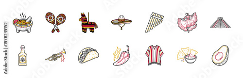 Mexican Heritage and Festive Celebration Graphics