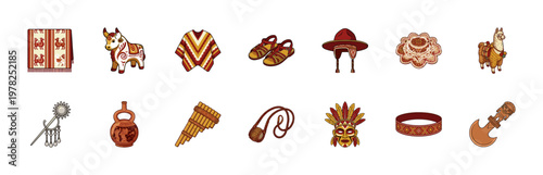 Andean Folk Costume and Heritage Elements