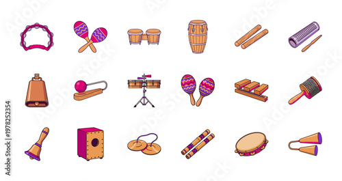 Latin Percussion and Maracas Asset Sheet