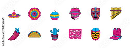 Mexican Fiesta Folk Art Cultural Assets