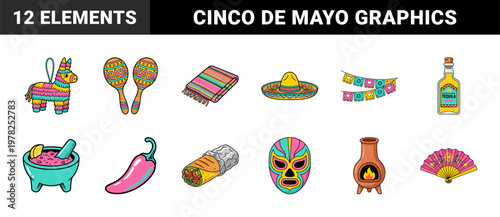 Mexican Fiesta Celebration Asset Sheet