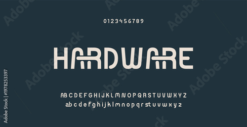 Abstract modern urban alphabet fonts. Typography sport, technology, fashion, digital, future creative logo font. vector illustration