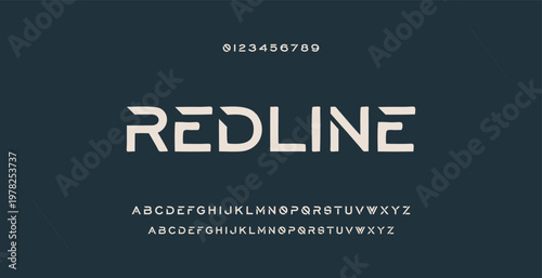 Abstract modern urban alphabet fonts. Typography sport, technology, fashion, digital, future creative logo font. vector illustration