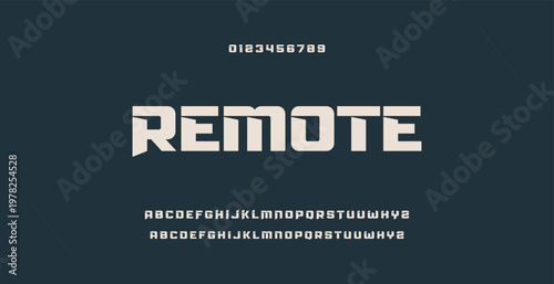 Abstract modern urban alphabet fonts. Typography sport, technology, fashion, digital, future creative logo font. vector illustration