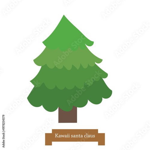 Christmas tree with gifts decorated for a festive holiday celebration on a white background