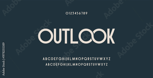 Abstract modern urban alphabet fonts. Typography sport, technology, fashion, digital, future creative logo font. vector illustration