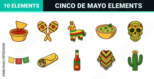 Mexican Fiesta Food and Celebration Assets