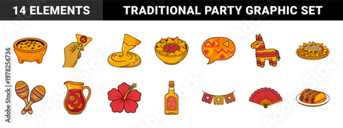 Cinco de Mayo Nachos and Party Elements