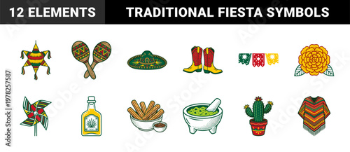 Mexican Fiesta Celebration Cultural Asset Kit