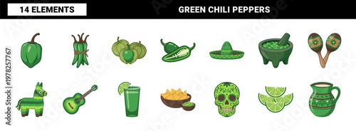 Green Chili and Mexican Fiesta Asset Sheet