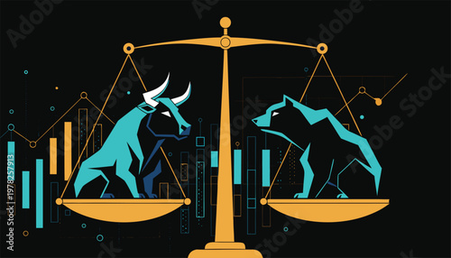 A black silhouette illustration of a woman holding the scales of justice and money as a business symbol vector drawing