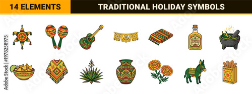 Mexican Heritage and Festive Celebration Assets
