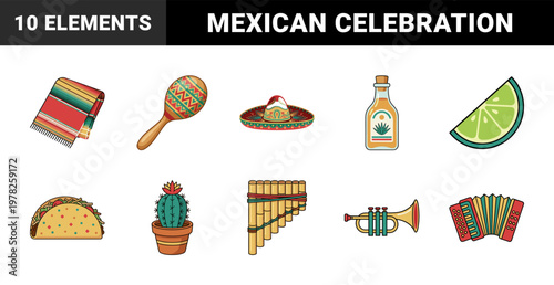 Mexican Fiesta Holiday Celebration Assets