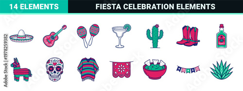 Mexican Fiesta Celebration Asset Sheet
