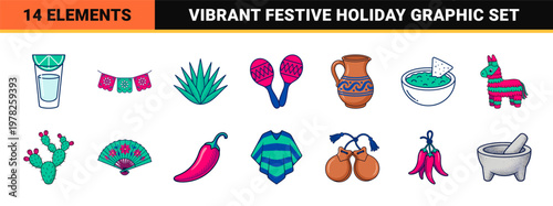 Cinco de Mayo Party Celebration Assets