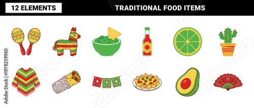 Mexican Fiesta Celebration Asset Sheet