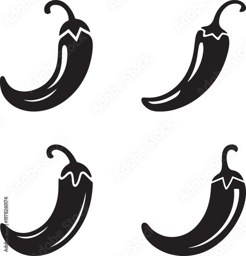 Seamless pattern with hot air balloons and peppers featuring a sharp metal fishing hook and steel treble fishhook tackle isolated on white