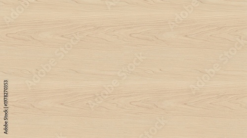 Fotografie Detailed close up of a smooth, bright and light coloured wooden surface