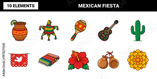 Mexican Fiesta Holiday Celebration Assets