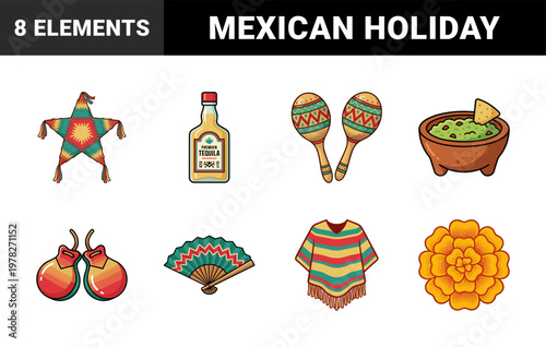 Mexican Cultural Celebration Asset Sheet