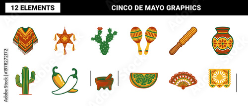 Mexican Fiesta Celebration Asset Sheet