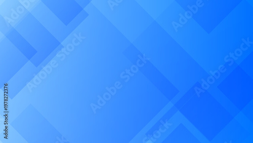 青のグラデーション背景 半透明のひし形が重なるシンプルなビジネスフレーム 横長16:9のプレゼンや資料に最適