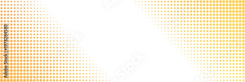 Yellow Halftone Dot Pattern Background for Retro Comic Book Design