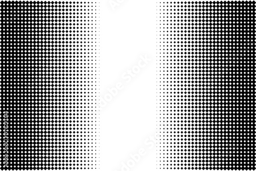 Black and White Manga Screen Tone Halftone Pattern with Diamond Shapes for Comic Art