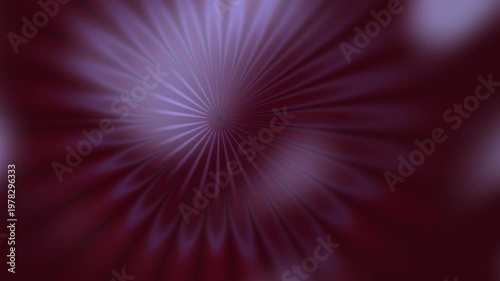 Dynamic Hypnotic Purple Red Radial Pattern Animation.