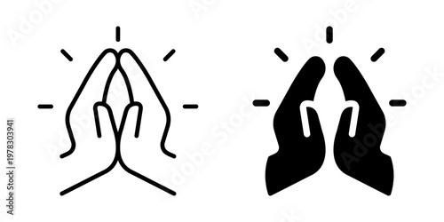 Praying Hands Icon