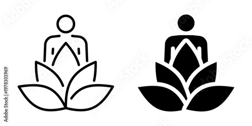 Lotus Meditation Icon